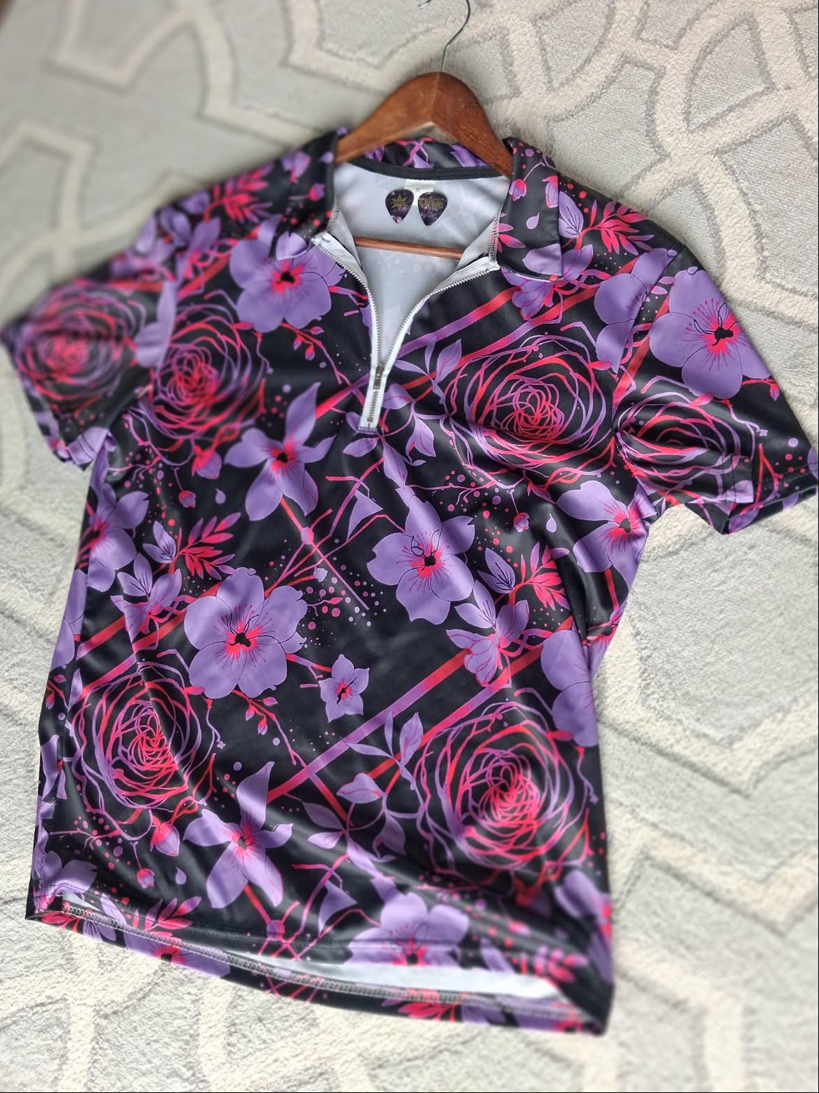 CHIWAII™ Men's Short-Sleeved Quarter-Zip Polo