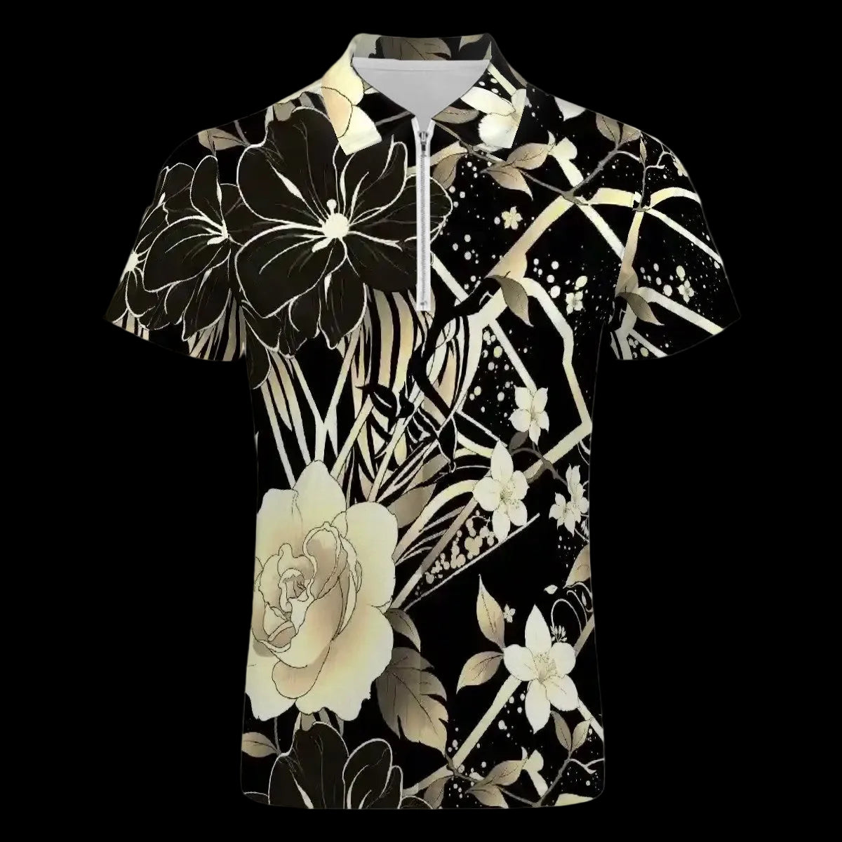 CHIWAII™ Men's Short-Sleeved Quarter-Zip Polo