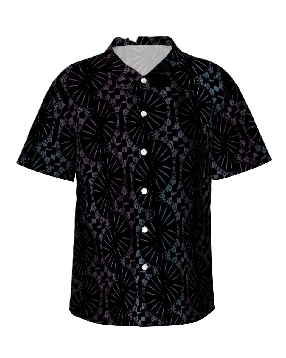 VECTRO PRINTED BUTTON-UP RESORT SHIRT